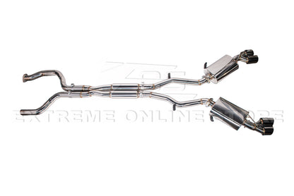 2016-PRESENT CHEVROLET CAMARO V8 COUPE QUAD TIPS CAT BACK EXHAUST image 3