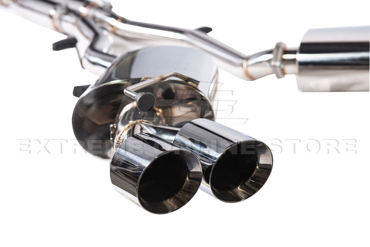 2016-PRESENT CHEVROLET CAMARO V8 COUPE QUAD TIPS CAT BACK EXHAUST image 8