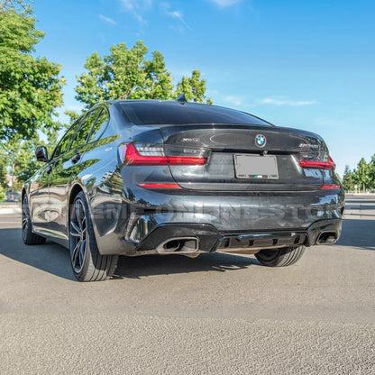 2019-Up BMW G20 M340i Rear Bumper Lower Diffuser image 4
