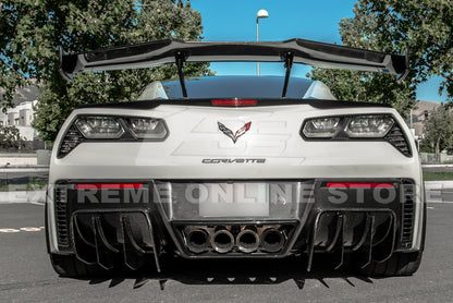 Corvette C7 Add On Rear Bumper Diffuser image 12