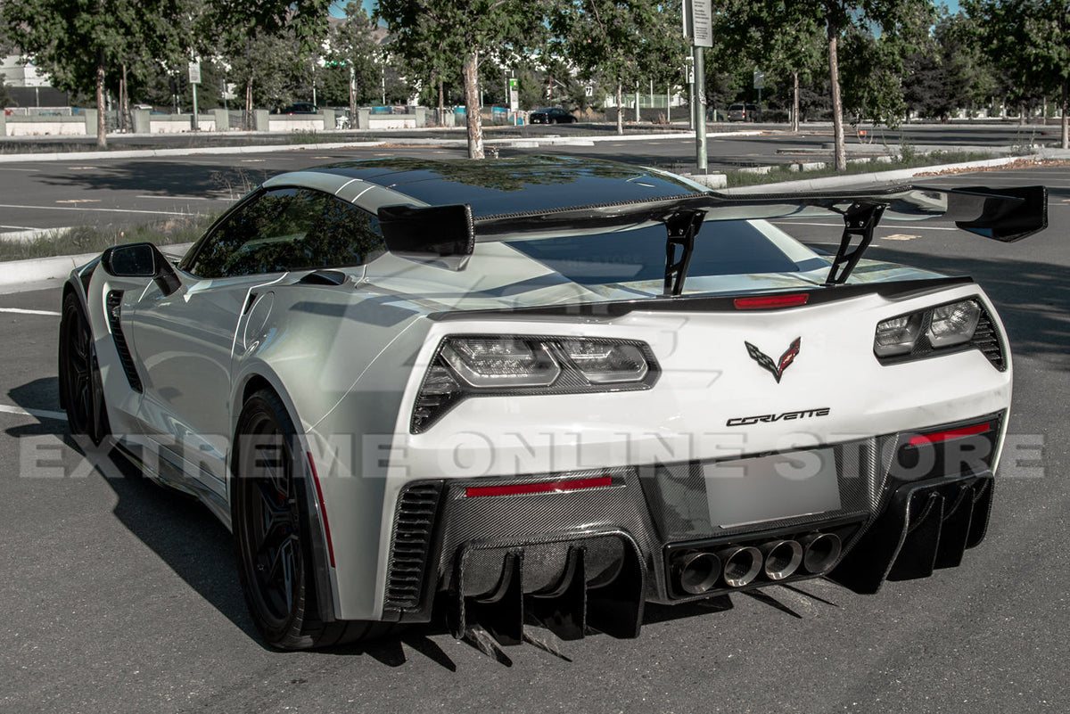 Corvette C7 Add On Rear Bumper Diffuser image 14