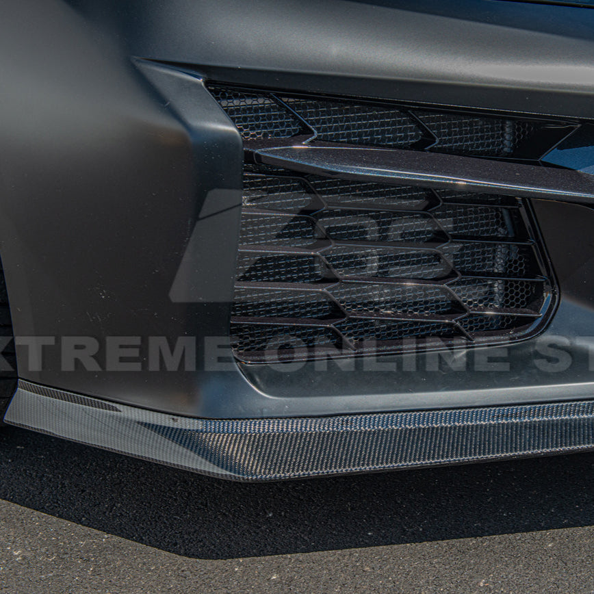 Corvette C8 Z06 / E-Ray DRY CARBON FIBER Front Splitter [Z07 Package] image 57