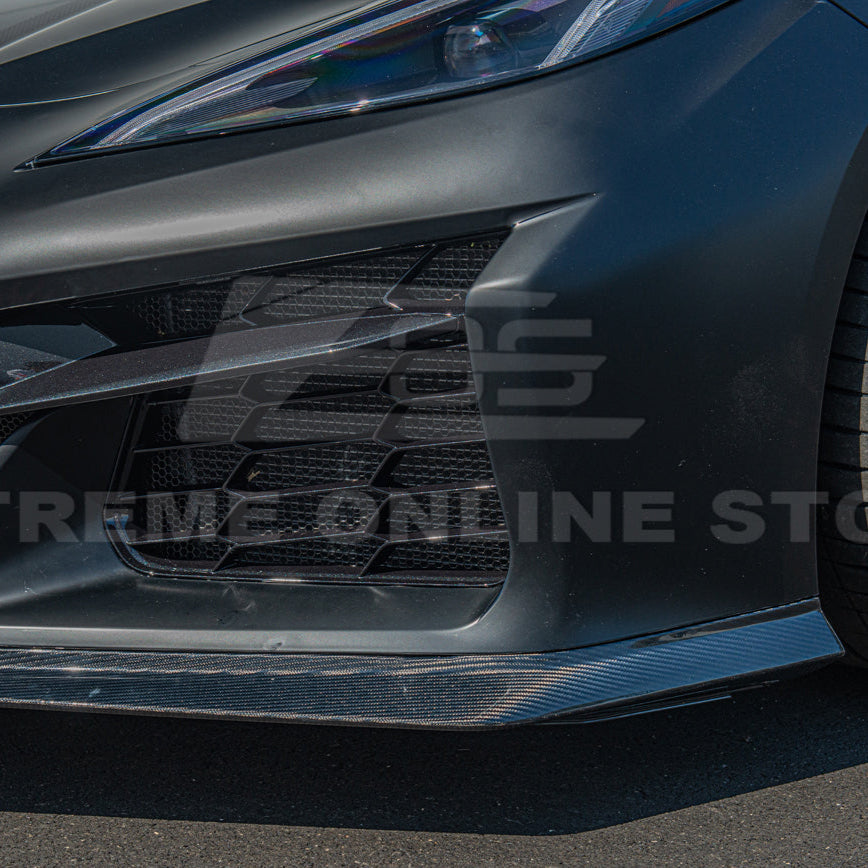Corvette C8 Z06 / E-Ray DRY CARBON FIBER Front Splitter [Z07 Package] image 59