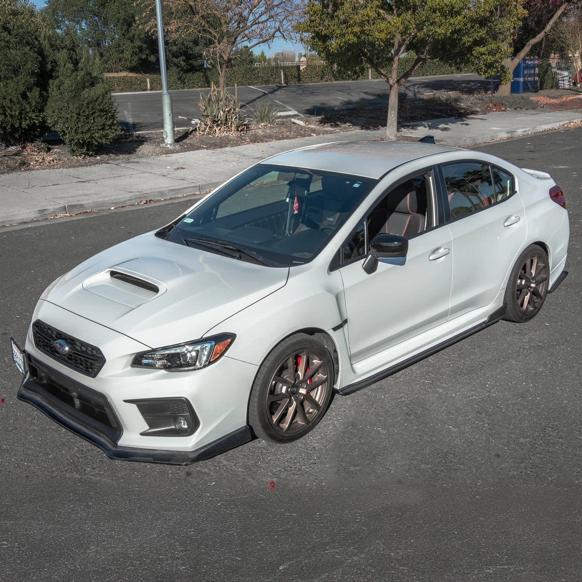 2015-17 Subaru WRX / STi VRS Style Front Splitter Lip & Side Skirts image 2