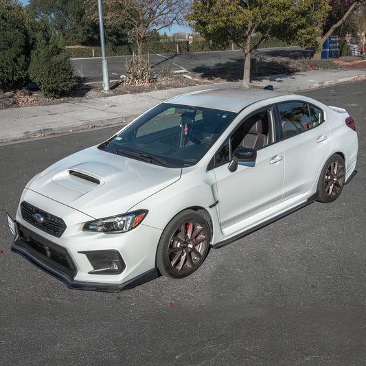 2015-17 Subaru WRX / STi VRS Style Front Splitter Lip & Side Skirts image 2