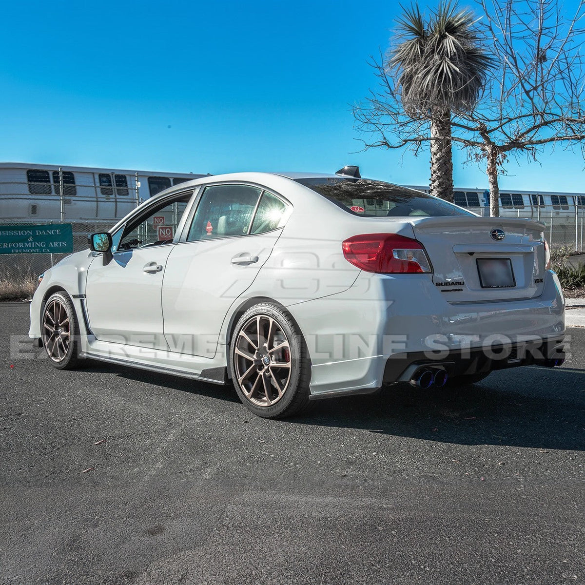 2015-17 Subaru WRX / STi VRS Style Front Splitter Lip & Side Skirts image 17