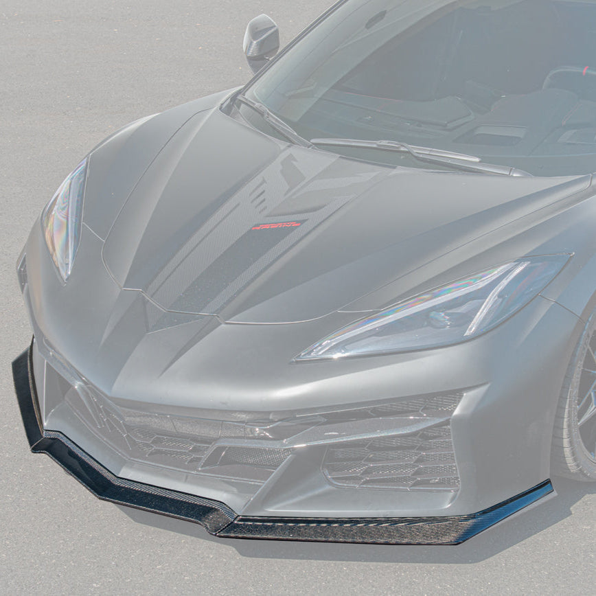 Corvette C8 Z06 / E-Ray DRY CARBON FIBER Front Splitter [Z07 Package] image 49