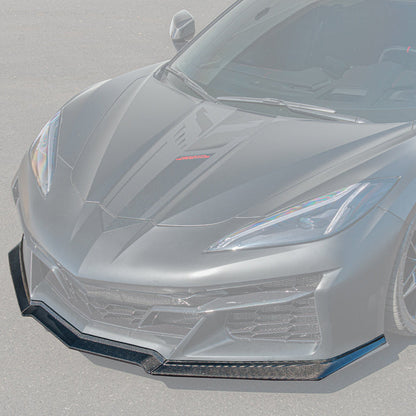 Corvette C8 Z06 / E-Ray DRY CARBON FIBER Front Splitter [Z07 Package] image 49