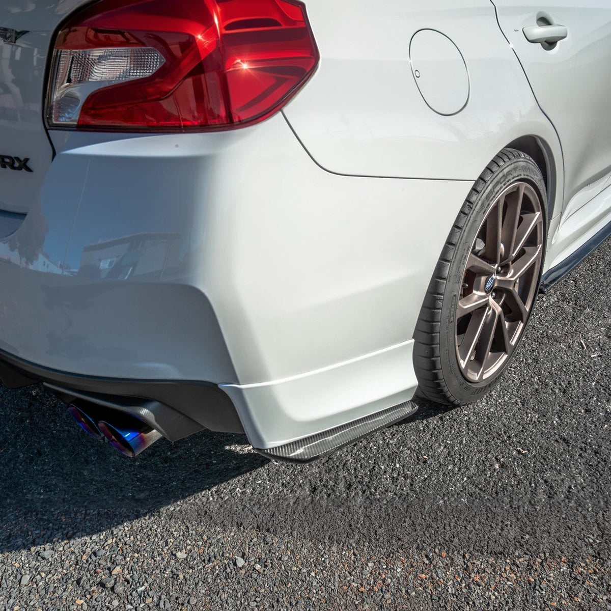 2015-21 Subaru WRX / STi CS Style Rear Apron Lip image 1