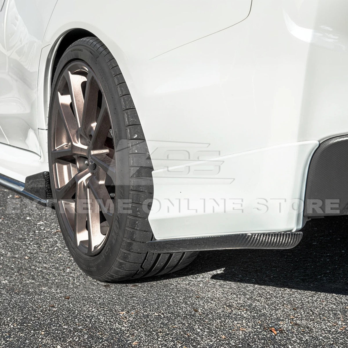 2015-21 Subaru WRX / STi CS Style Rear Apron Lip image 4