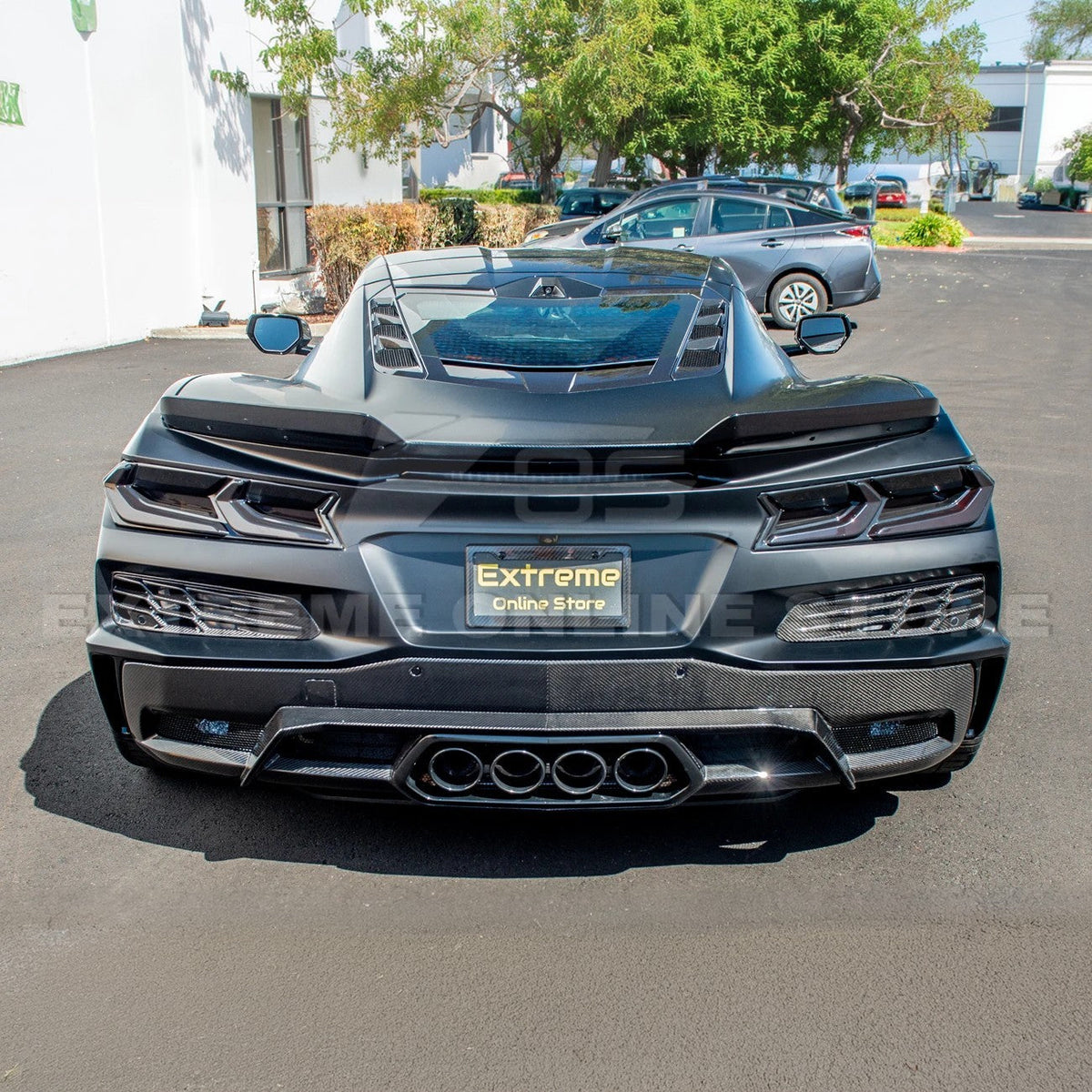 Chevrolet Corvette C8 Z06 DRY CARBON FIBER Rear Bumper Vent image 6