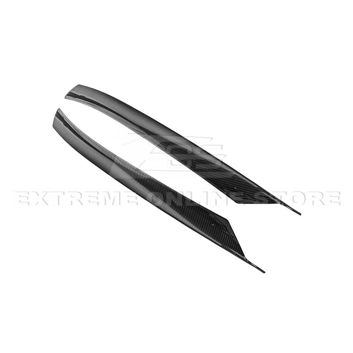 Chevrolet Corvette C8 DRY CARBON FIBER Side Window A-Pillar Cover image 13