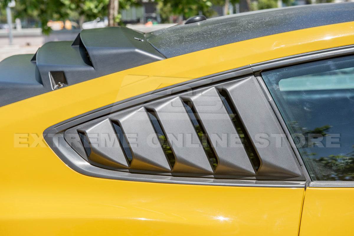 2015-23 Ford Mustang Rear Side Window Louver image 3