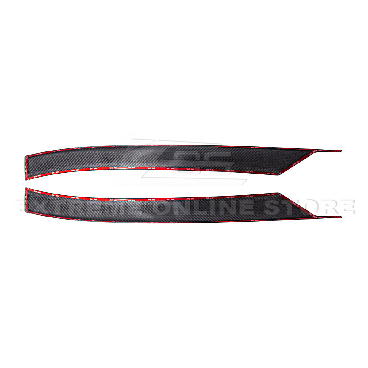 Chevrolet Corvette C8 DRY CARBON FIBER Side Window A-Pillar Cover image 19