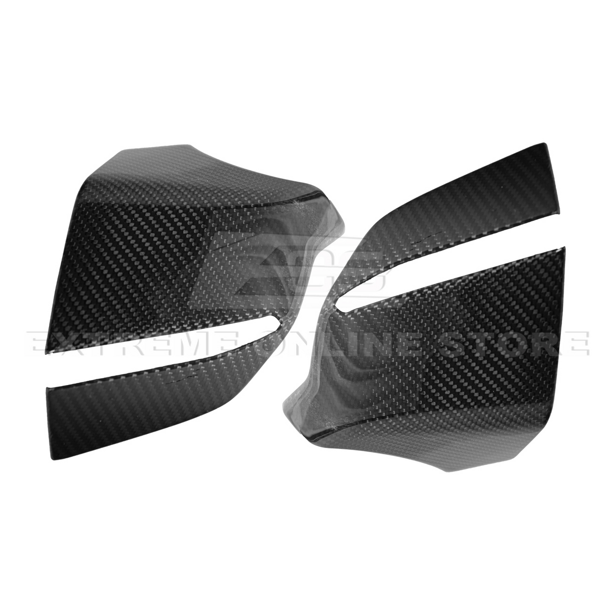 Corvette C8 DRY CARBON FIBER Lower Mirror Covers image 14