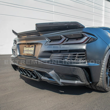 Chevrolet Corvette C8 Z06 DRY CARBON FIBER Rear Bumper Vent image 8