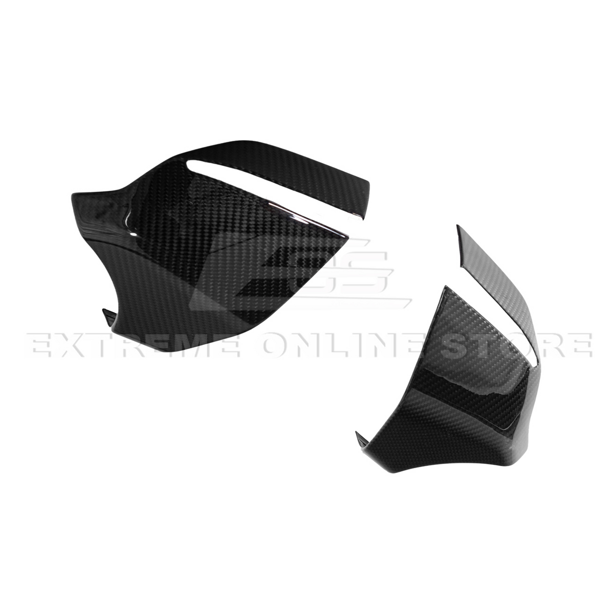 Corvette C8 DRY CARBON FIBER Lower Mirror Covers image 12
