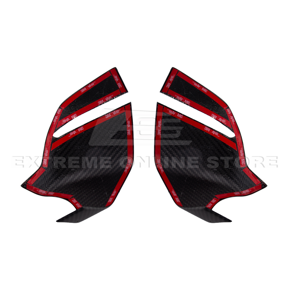 Corvette C8 DRY CARBON FIBER Lower Mirror Covers image 16