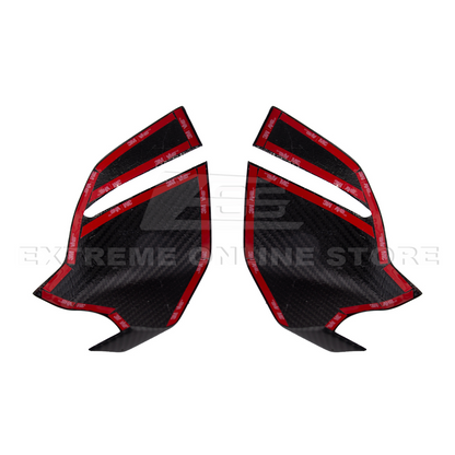 Corvette C8 DRY CARBON FIBER Lower Mirror Covers image 16