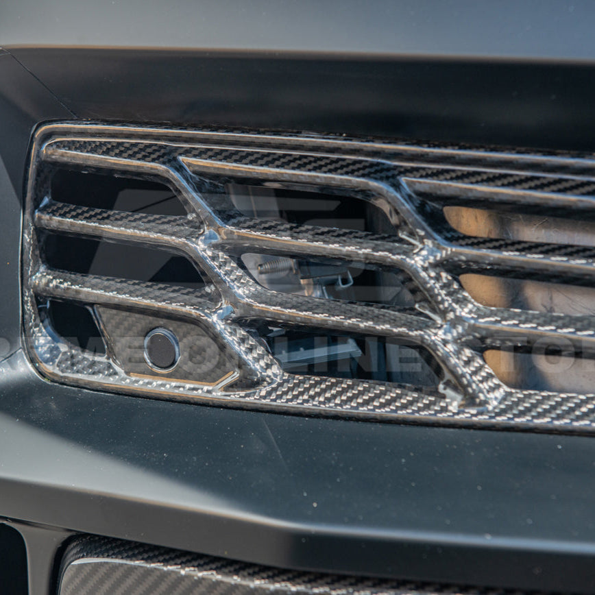 Chevrolet Corvette C8 Z06 DRY CARBON FIBER Rear Bumper Vent image 13