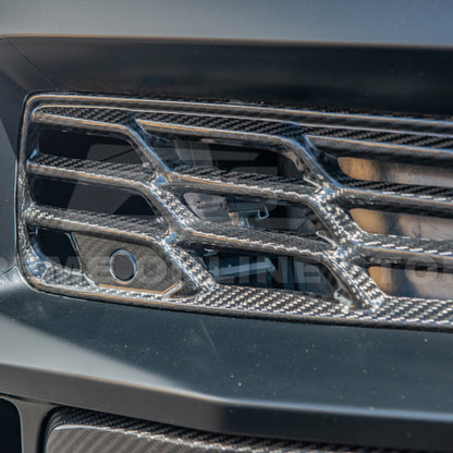 Chevrolet Corvette C8 Z06 DRY CARBON FIBER Rear Bumper Vent image 13