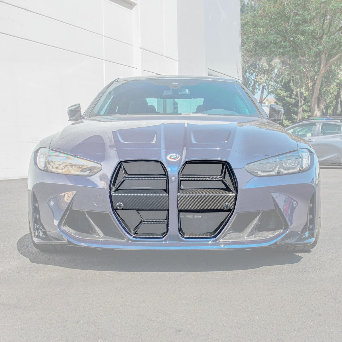 2021-Up BMW G80 M3 | G82 G83 M4 | CSL Style Carbon Fiber Front Kidney Grille image 1