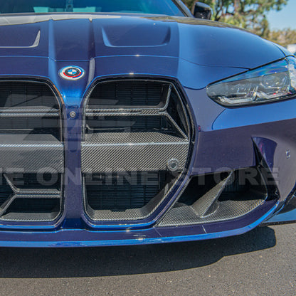 2021-Up BMW G80 M3 | G82 G83 M4 | Vorsteiner Style Carbon Fiber Front Kidney Grille image 7