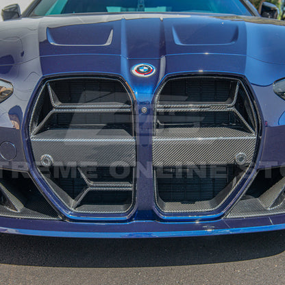 2021-Up BMW G80 M3 | G82 G83 M4 | CSL Style Carbon Fiber Front Kidney Grille image 8