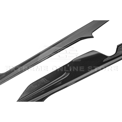 Corvette C8 DRY CARBON FIBER Center Console Side Panel Cover image 12