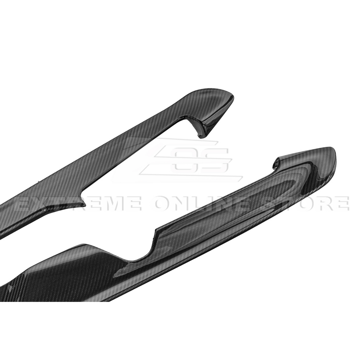 Corvette C8 DRY CARBON FIBER Center Console Side Panel Cover image 13