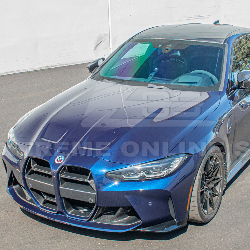 2021-Up BMW G80 M3 | G82 G83 M4 | Vorsteiner Style Carbon Fiber Front Kidney Grille image 8