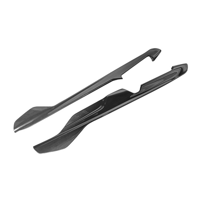 Corvette C8 DRY CARBON FIBER Center Console Side Panel Cover image 2