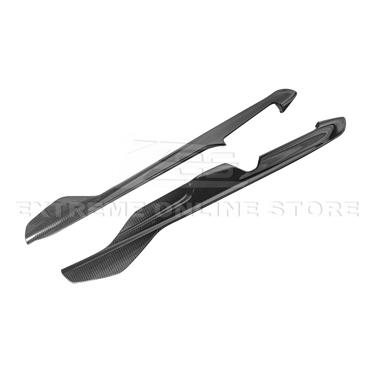 Corvette C8 DRY CARBON FIBER Center Console Side Panel Cover image 9