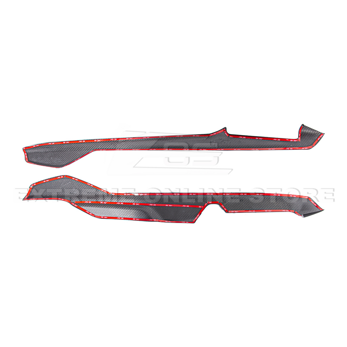Corvette C8 DRY CARBON FIBER Center Console Side Panel Cover image 14