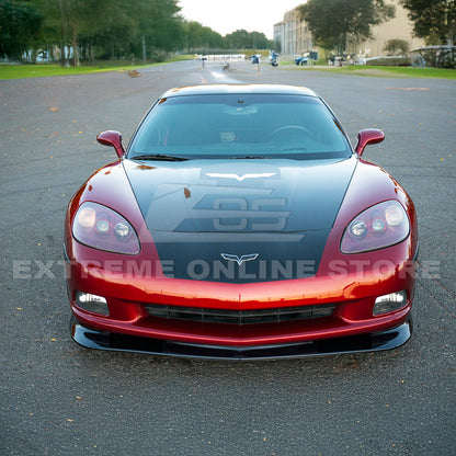 Corvette C6 Base Model Extended Front Splitter Lip Side Skirts Rocker Panels image 30
