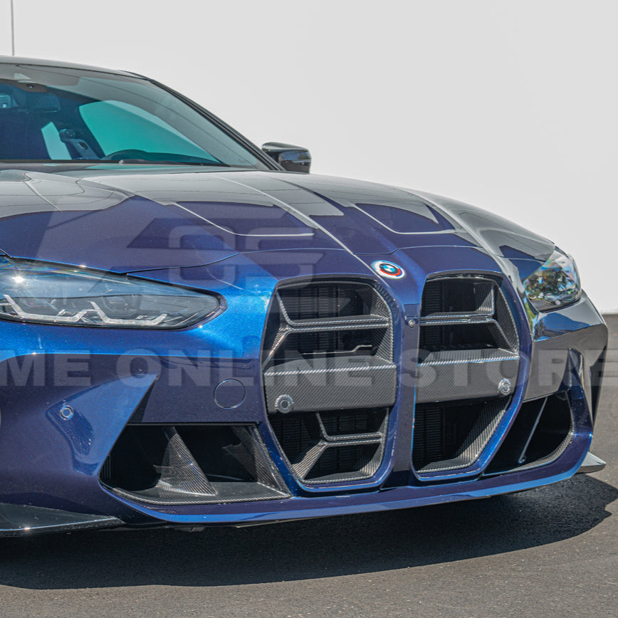 2021-Up BMW G80 M3 | G82 G83 M4 | Vorsteiner Style Carbon Fiber Front Kidney Grille image 9
