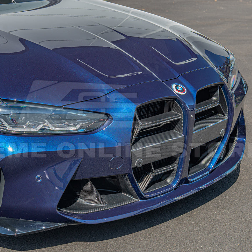 2021-Up BMW G80 M3 | G82 G83 M4 | CSL Style Carbon Fiber Front Kidney Grille image 11