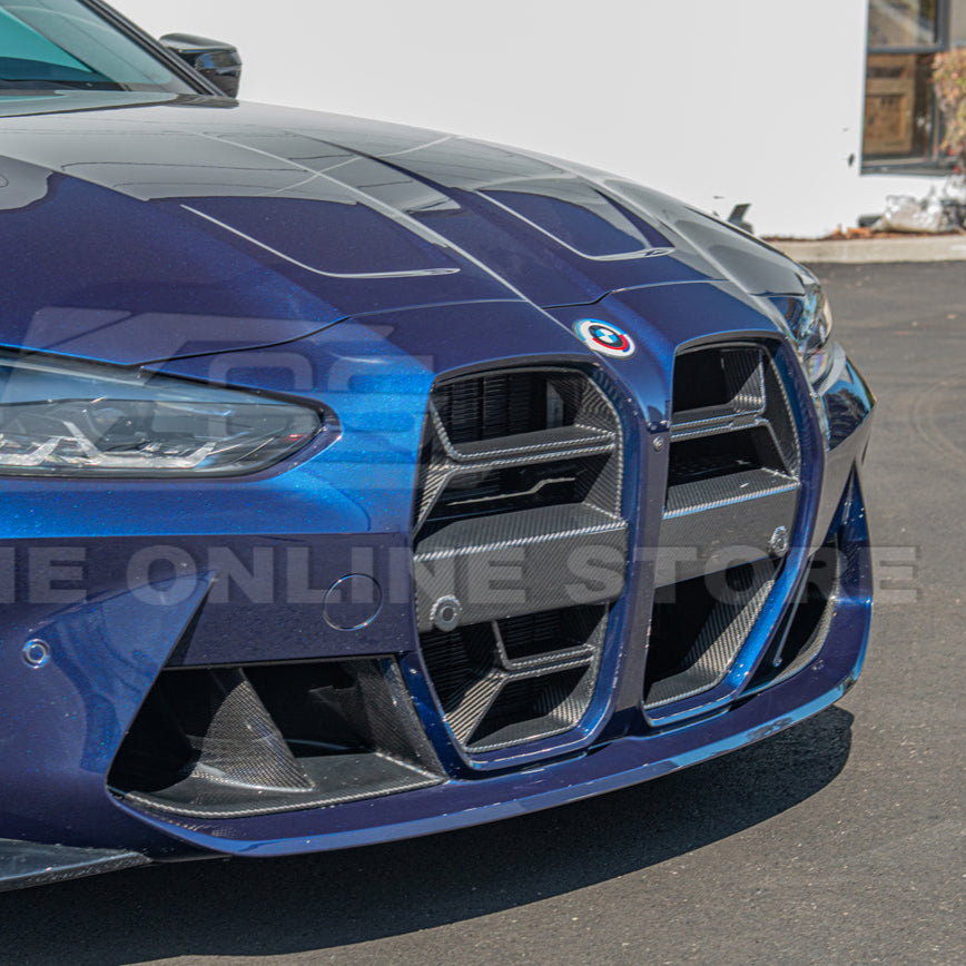 2021-Up BMW G80 M3 | G82 G83 M4 | Vorsteiner Style Carbon Fiber Front Kidney Grille image 6