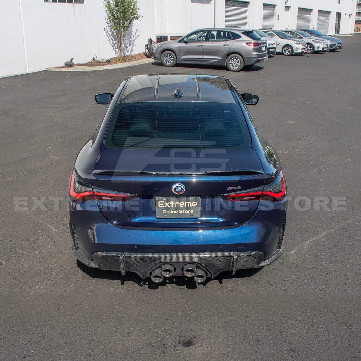 2021-Up BMW G82 M4 Extended Carbon Fiber Rear Trunk Spoiler image 8