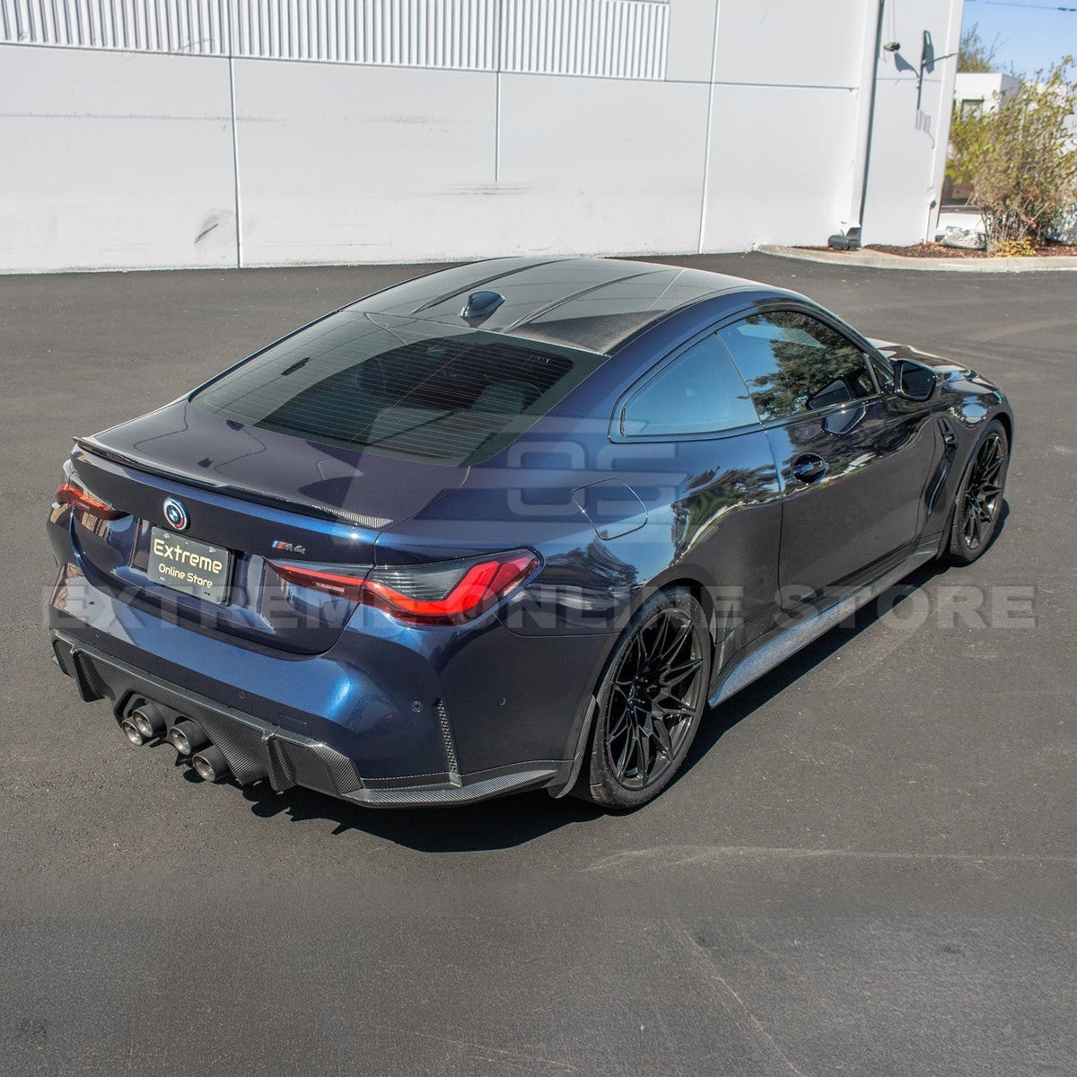 2021-Up BMW G82 M4 Extended Carbon Fiber Rear Trunk Spoiler image 4