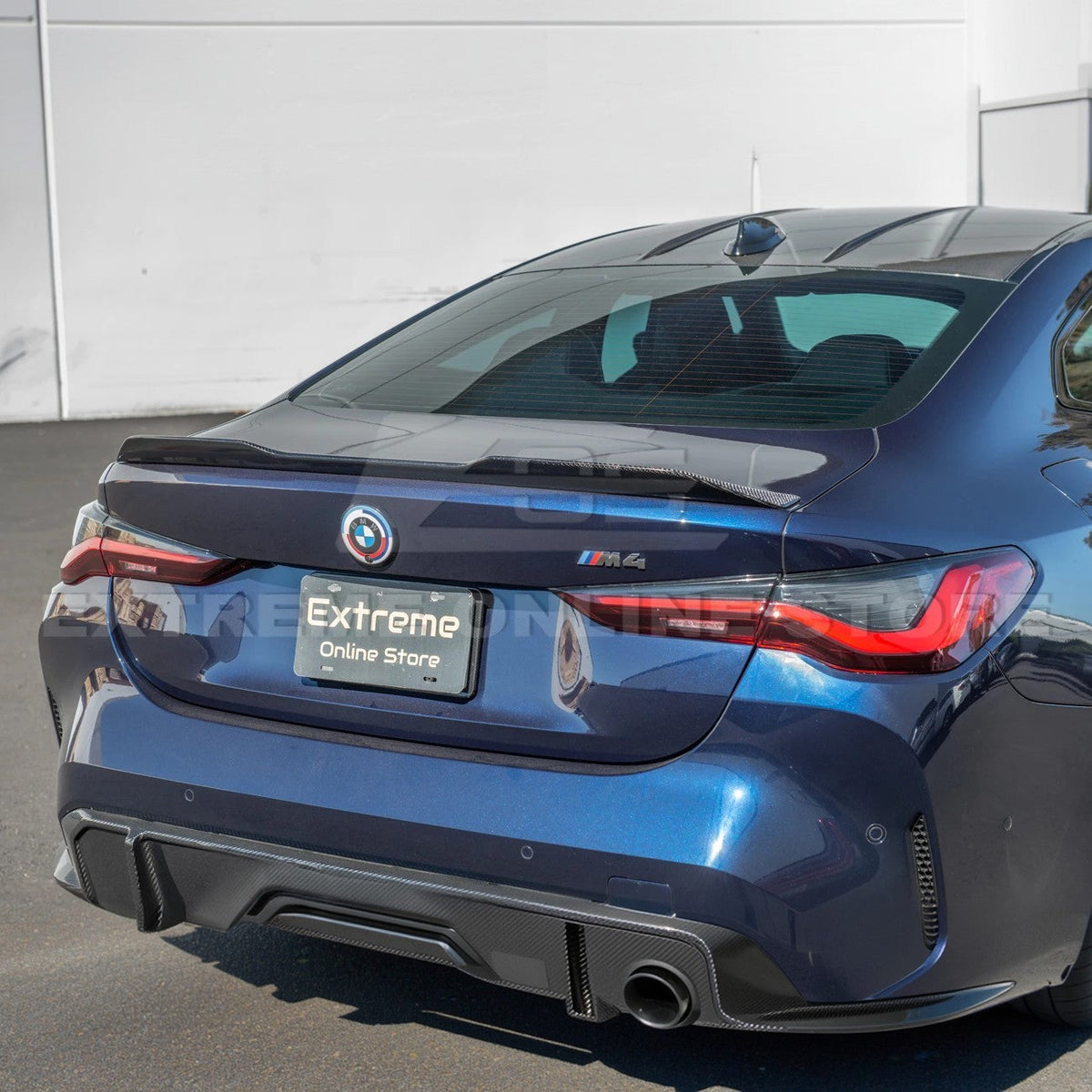 2021-Up BMW G82 M4 Extended Carbon Fiber Rear Trunk Spoiler image 5