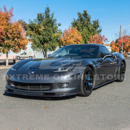 Corvette C6 Grand Sport / Z06 Front Splitter Lip Side Skirts Rocker Panels image 35