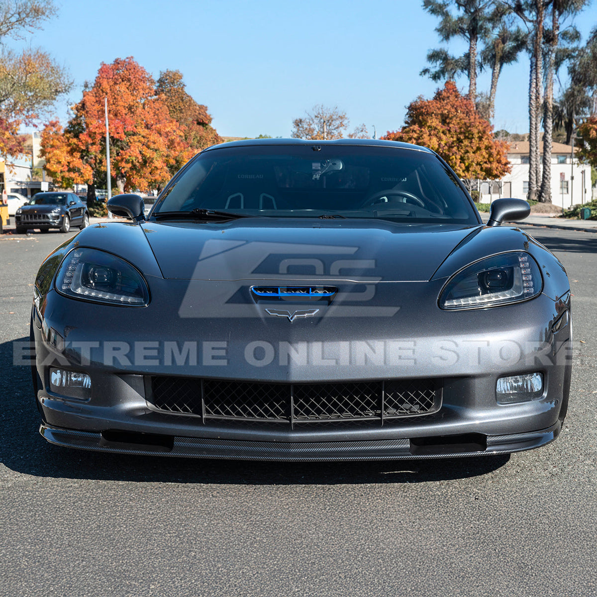 Corvette C6 Grand Sport / Z06 Front Splitter Lip Side Skirts Rocker Panels image 36