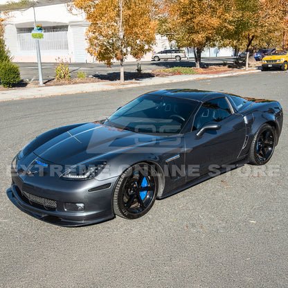Corvette C6 Grand Sport / Z06 Front Splitter Lip Side Skirts Rocker Panels image 33
