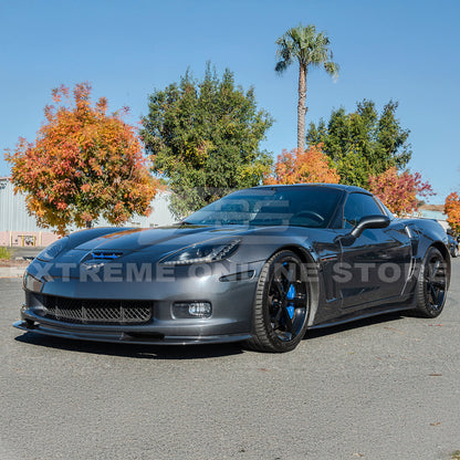 Corvette C6 Grand Sport / Z06 Front Splitter Lip Side Skirts Rocker Panels image 34
