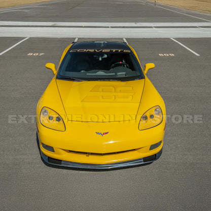 Corvette C6 Base Model ZR1 Conversion Front Splitter Lip image 6