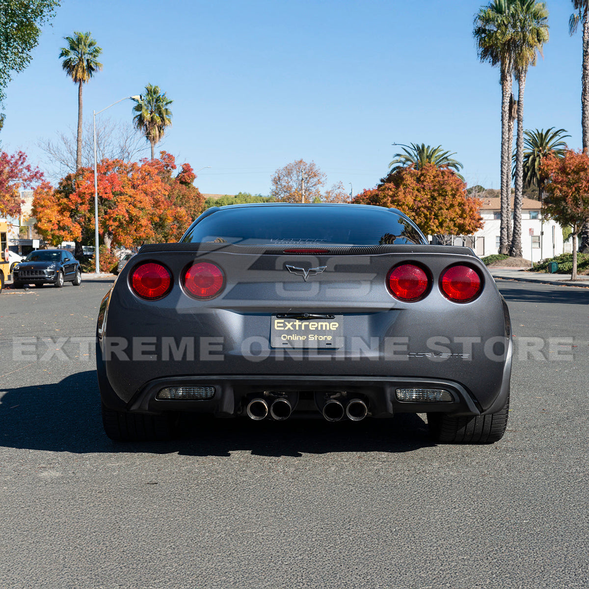 Corvette C6 ZR1 DRY CARBON FIBER Conversion Rear Trunk Spoiler image 43