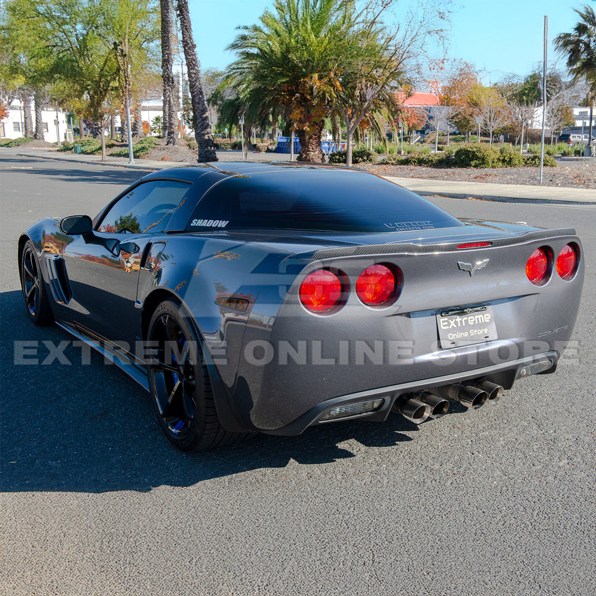 Corvette C6 ZR1 DRY CARBON FIBER Conversion Rear Trunk Spoiler image 45