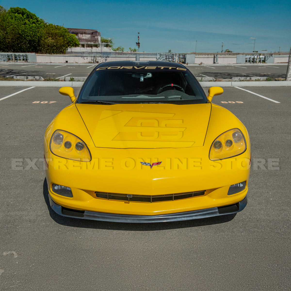 Corvette C6 Base Model ZR1 Conversion Front Splitter Lip image 5