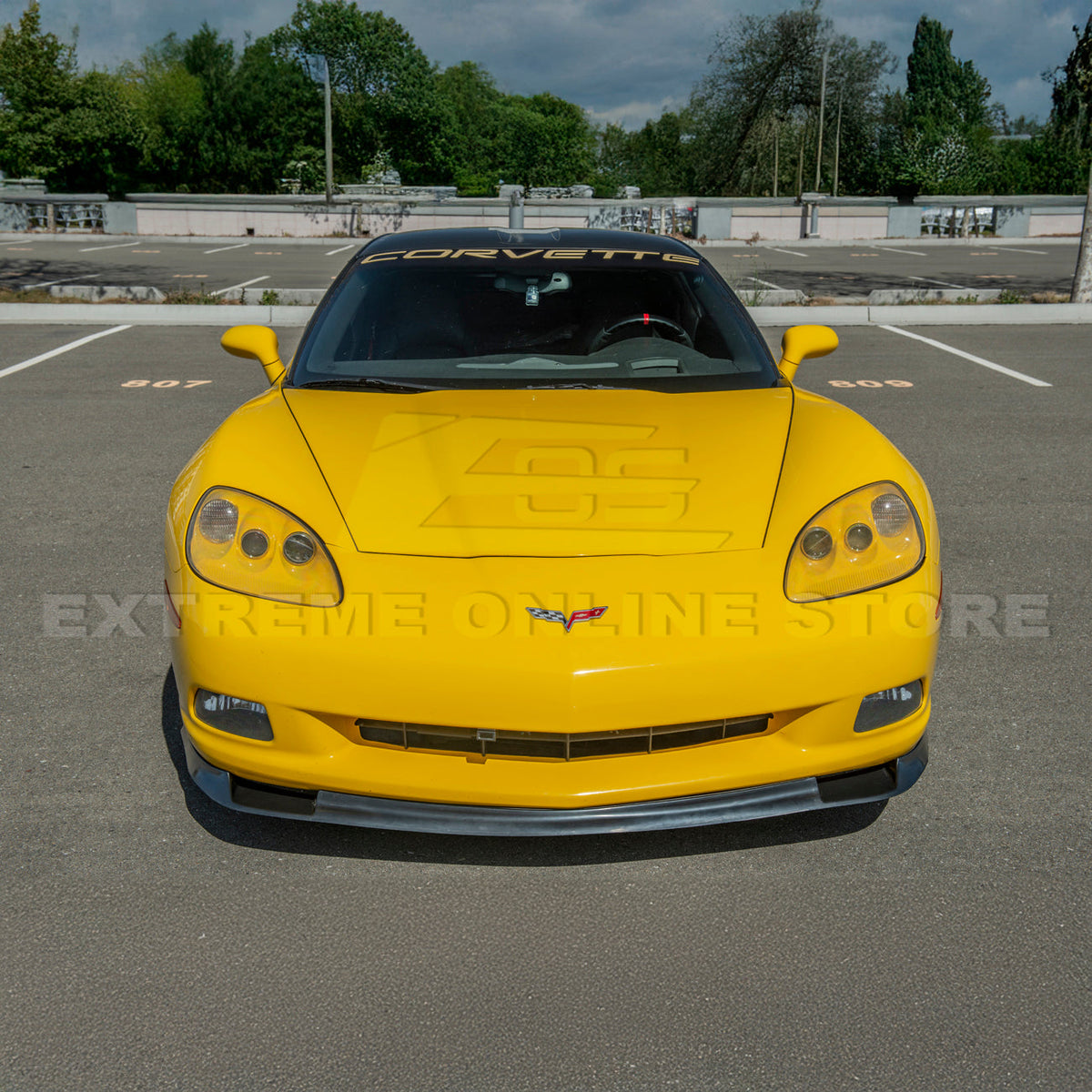 Corvette C6 Base Model ZR1 Conversion Full Body Kit image 11